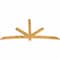 Ekena Millwork Alberta Rough Sawn Timber Gable Bracket, Western Red Cedar, 84"W x 42"H x 2"D x 4"F, 12/12 Pitch GBW084X42X0204ALB00RWR - alternate 2